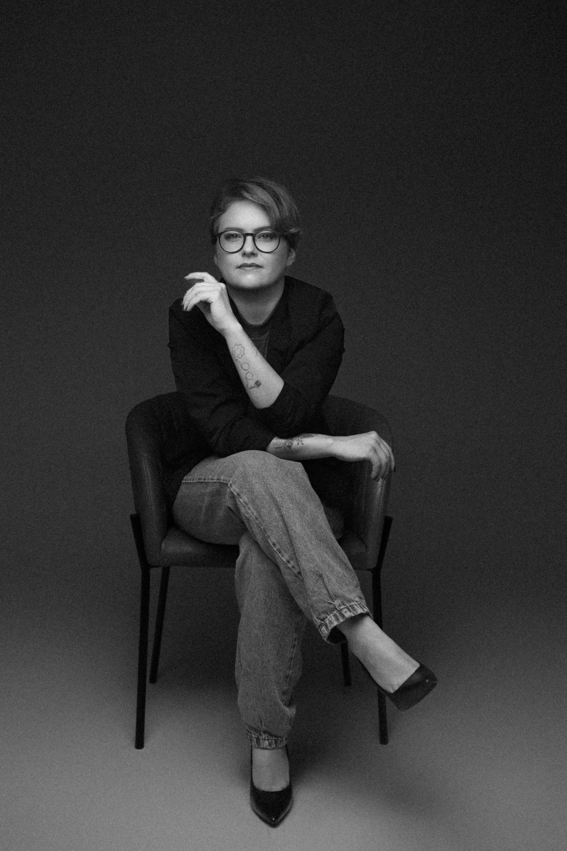 Letícia em atendimento